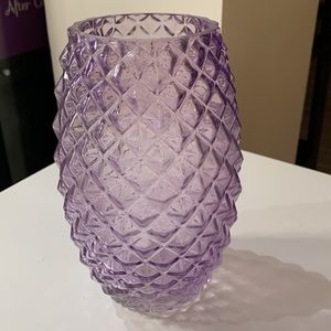 Textured Glass Vase